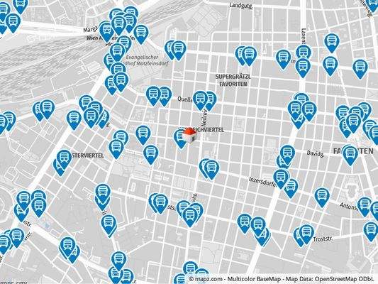 Geolyzer Kartenausschnitt