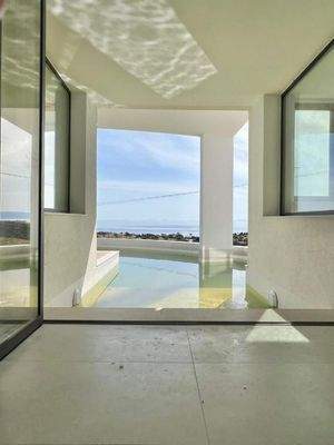 Kreta, Schisma Eloundas: Villa mit 3 Schlafzimmern und Pool bietet einen atemberaubenden Meerblick auf Elounda