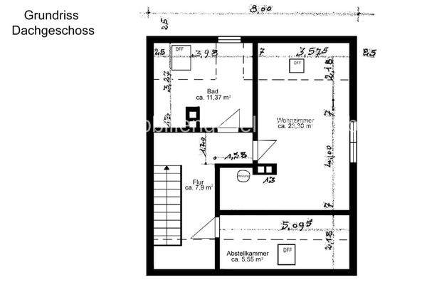 Grundriss Dachgeschoss