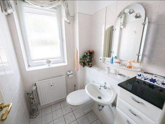 Blick in das Gäste-WC