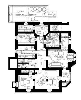 Haupthaus Gartengeschoss