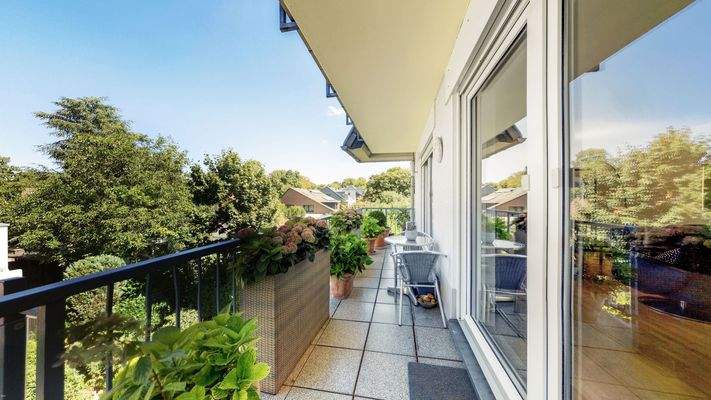 Balkon Nordseite weitere Ansicht