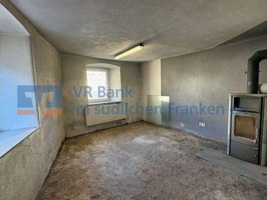 mögliche Werkstatt mit Holzofen