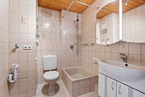 Gäste-WC mit Duschbad 2. Wohnetage