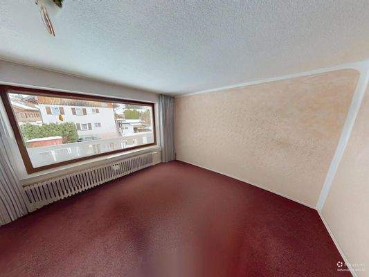 Schlafzimmer unmöbliert