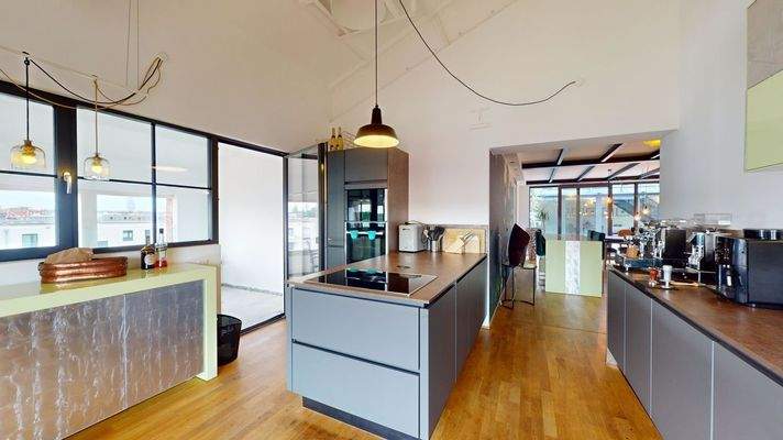 Vollausgestattete Gemeinschaftsküche