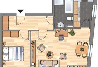 Dorstfelder Hellweg, 2.OG links