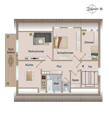 Bestand - Grundriss OG