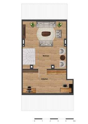 Präsentationsgrundriss 2. Ebene