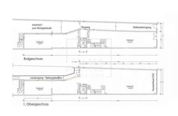 Grundrissplan Verkauf EG u. OG 