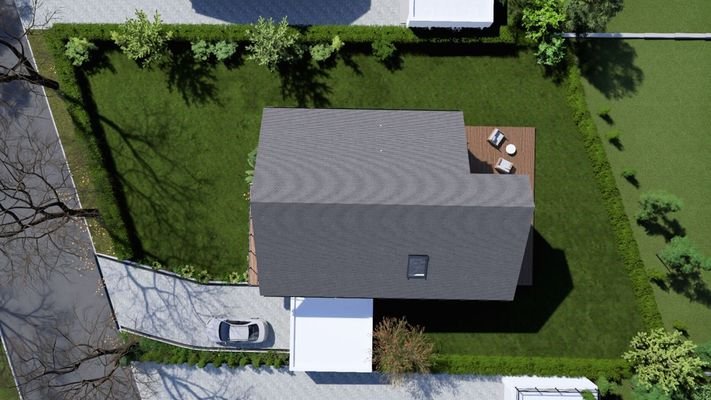 Rendering Einfamilienhaus