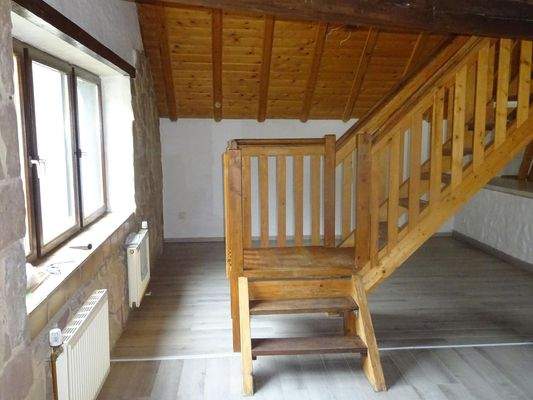 Teppenaufgang zur Galerie