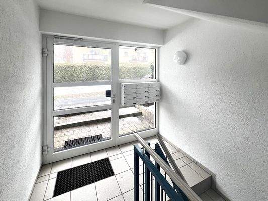 Blick durch die Haustür