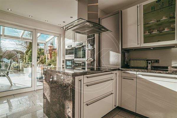 Die hochwertige Einbauküche