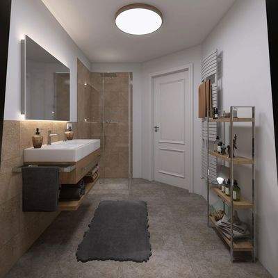 1. Bad mit Badewanne