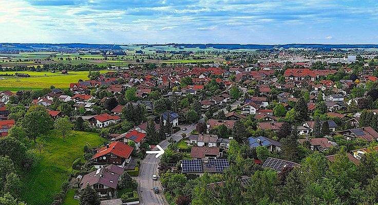 Luftbild von Süd