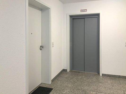 Aufzug direkt vor die Wohnung
