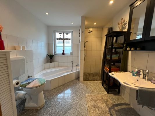 Vollbad mit Dusche