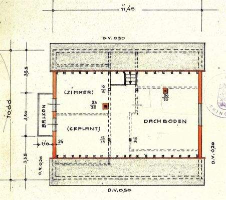 Grundriss Dachgeschoss