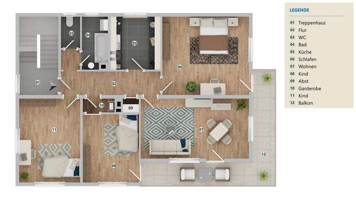 Skizze - Grundriss OG