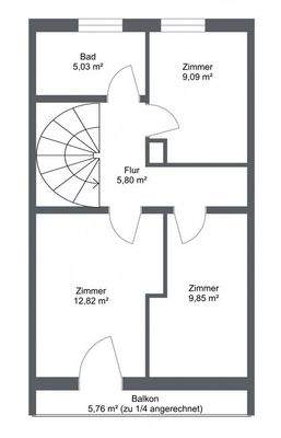 Grundriss Obergeschoss