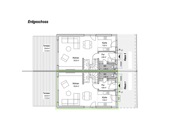 EG_Grundrisse DHH_Haus 1