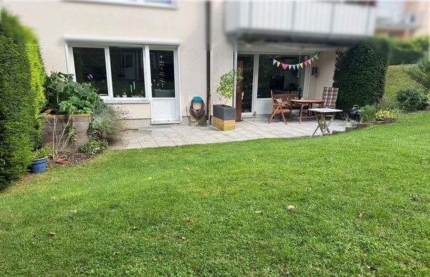 Blick auf die Terrasse