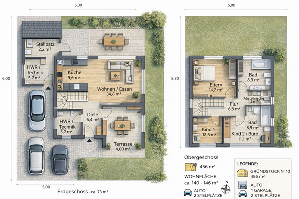 Beispielbild Grundriss _ Aufteilung