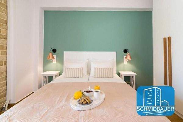 Kreta, Kamilari: Steinvilla mit Apartment und Blick auf den Kamilari-Hügel