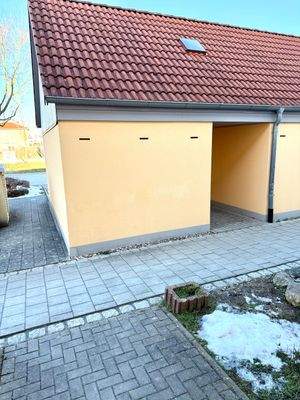 Garage vor der Haustür