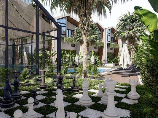 Stylish Flats in a Horizontal Design Complex in Yalova