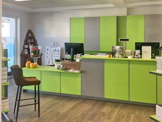 Sanitätshaus c Kassenbereich