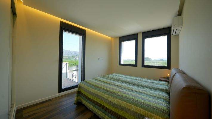 Schlafzimmer mit Terrasse