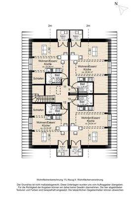Etagenplan Dachgeschoss 
