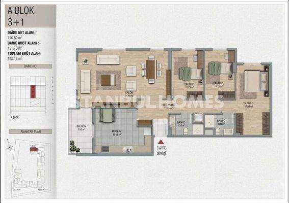 Flats for Sale in Pendik Istanbul Near the Airport