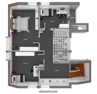 Grundriss Dachgeschoß