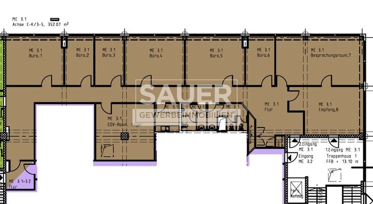 3.OG mit ca. 352 m²