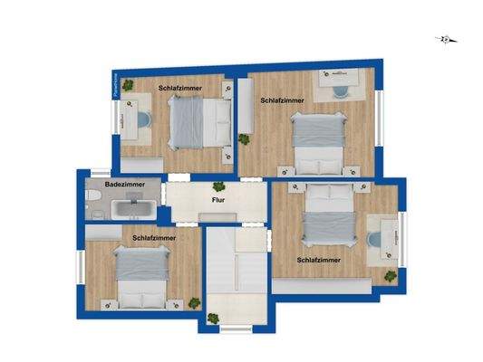 Grundriss Obergeschoss