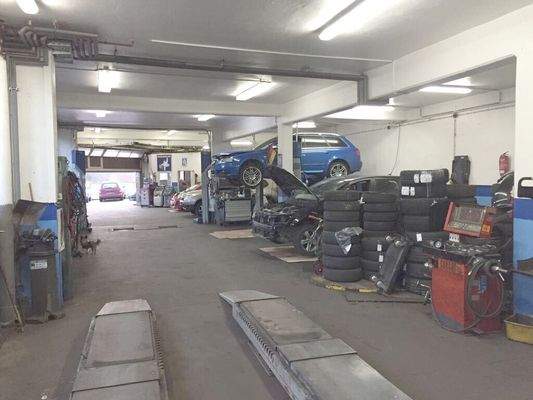 Ansicht der Werkstatt