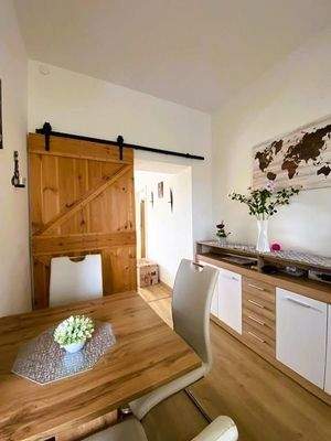 Esszimmer, Richtung Wohnzimmer