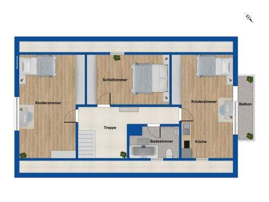 Grundriss Dachgeschoss