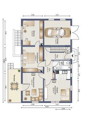 Grundriss Erdgeschoss