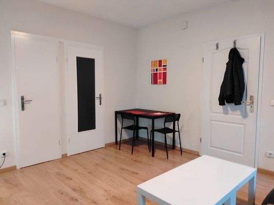 Essplatz im Wohnzimmer