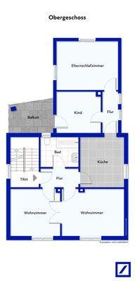 Grundriss Obergeschoss