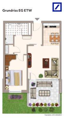 Grundriss ETW Erdgeschoss