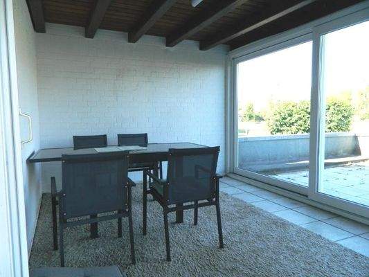 Wintergarten mit Hebeschiebetür