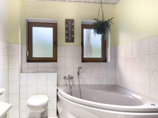Wannenbad im Erdgeschoss