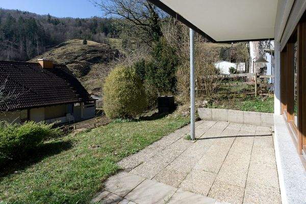 Terrasse mit Aussicht