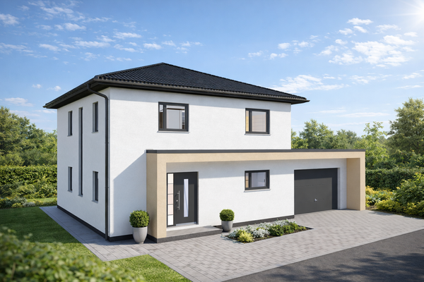 Hausbeispiel Klassik 120 Hauseingang