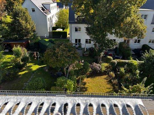 Dach - Außenansicht in Richtung Garten